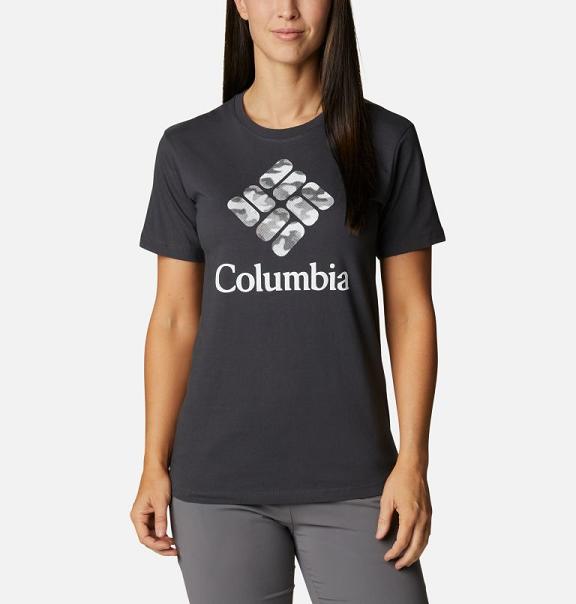 Columbia T-Shirt Dame Bluebird Day Sort Grå LNPV82345 Danmark